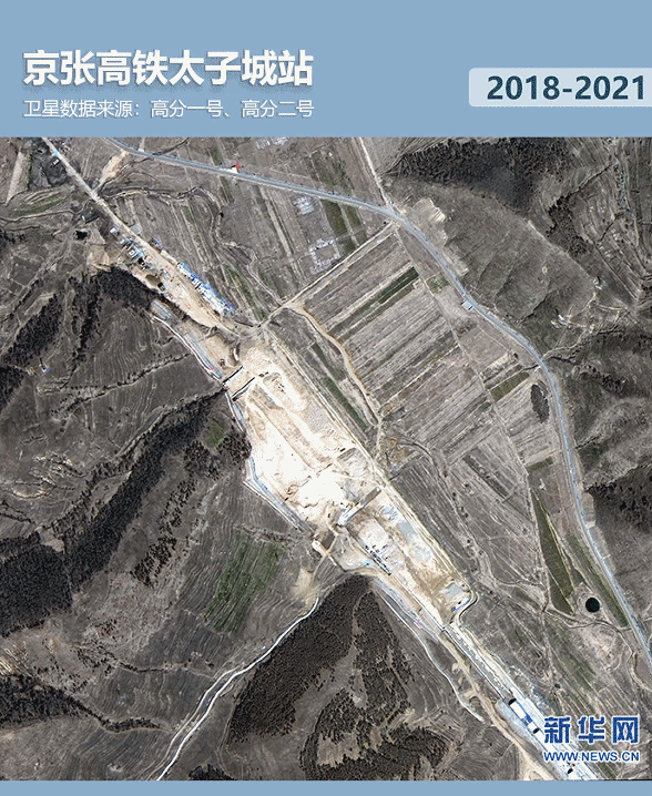 衛(wèi)星見(jiàn)證，這里如何變身“冬奧小城”