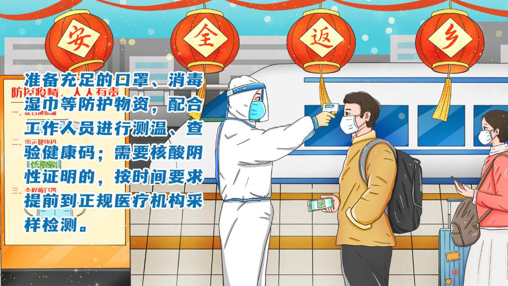 春運進行時，人在旅途如何做好防護？