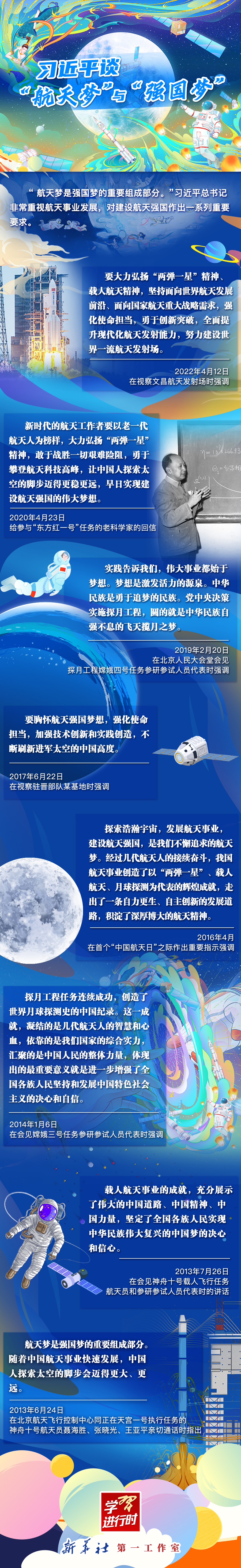 【英雄歸來】習(xí)近平談“航天夢(mèng)”與“強(qiáng)國夢(mèng)”