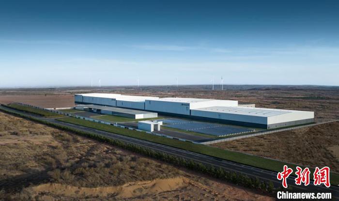 圖為鄂爾多斯零碳產(chǎn)業(yè)園(資料圖)?！堅﹫D