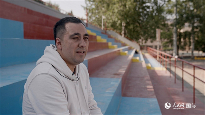 土庫曼斯坦留學(xué)生若賀曼。人民網(wǎng) 張文捷攝
