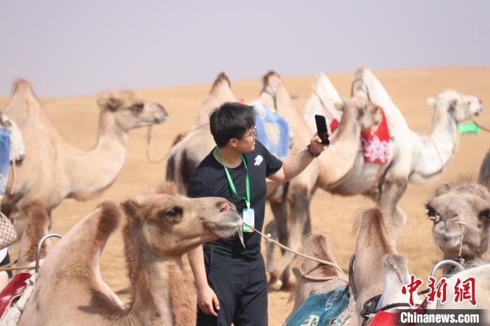 圖為臺胞體驗大美內蒙古?！⊥袐I供圖