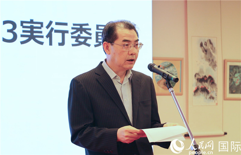 中國駐日本大使吳江浩致辭。人民網 許可攝