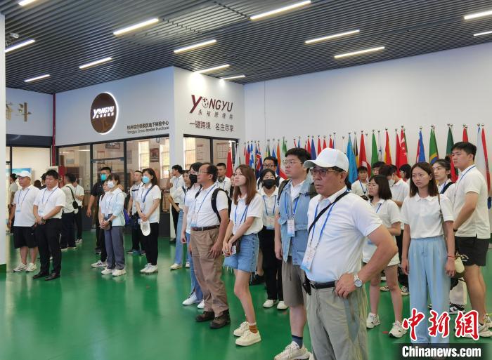 臺(tái)灣青年參訪浙江?！□U夢(mèng)妮 攝