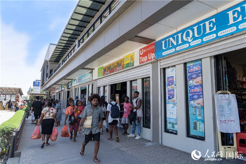 2023年9月12日，所羅門群島首都霍尼亞拉街景。人民網(wǎng) 賀吉攝