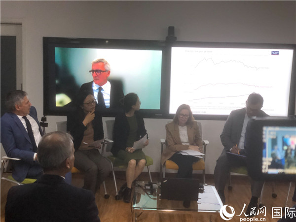 “向COP28注入動力”研討會現(xiàn)場。 人民網(wǎng)記者 趙健攝