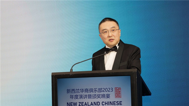 中國駐新西蘭大使王小龍。攝影：張凱