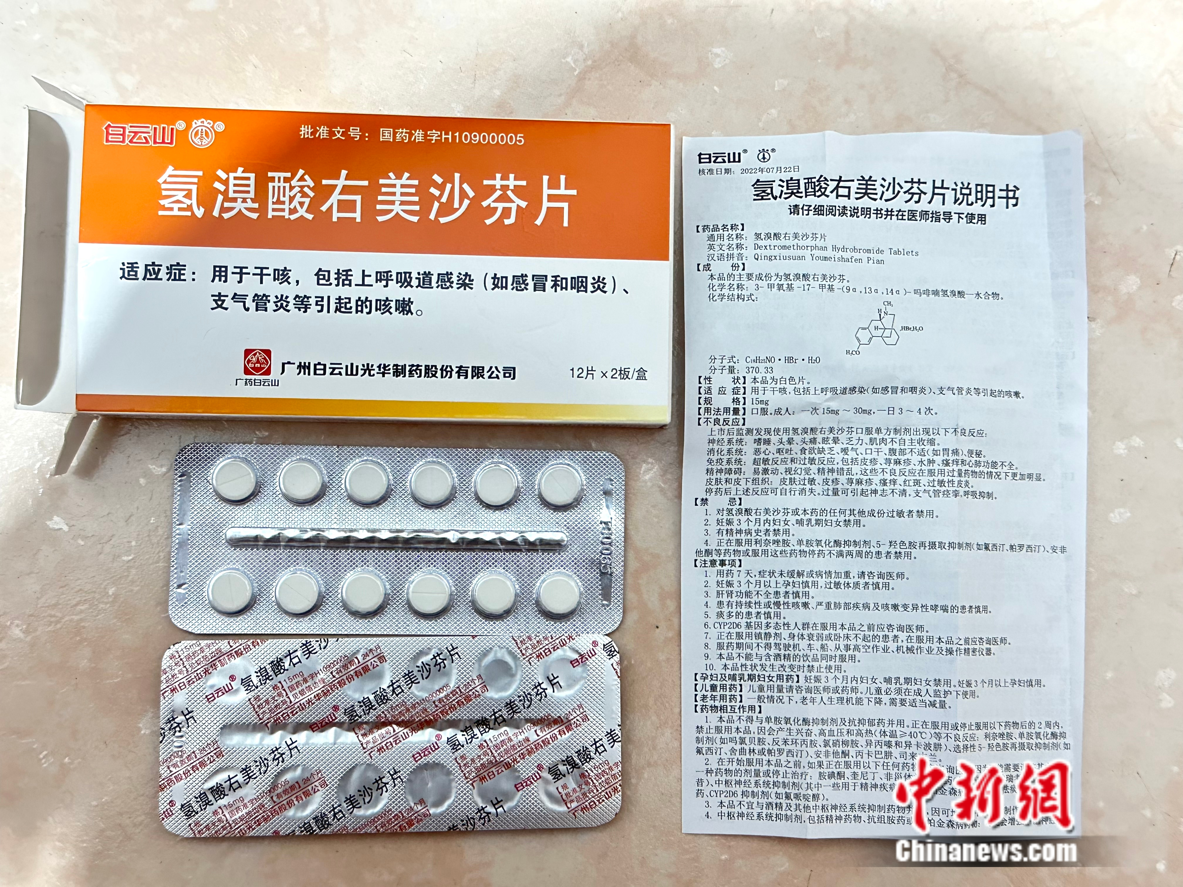 右美沙芬。受訪者供圖