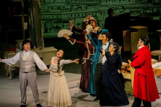 圖為《賈尼·斯基基》劇照。中國國家大劇院供圖。