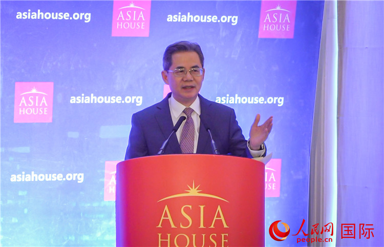 鄭澤光大使強(qiáng)調(diào)，中國經(jīng)濟(jì)長期向好的總趨勢不會改變。人民網(wǎng) 郭錦標(biāo)攝