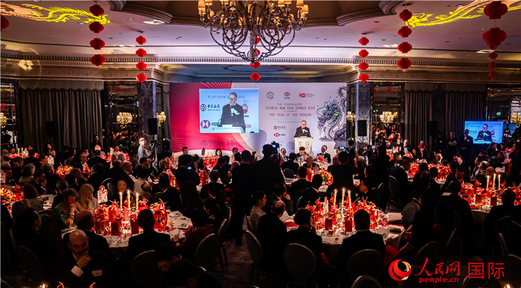 “共慶中國年 共享新機遇”破冰者新春晚宴現(xiàn)場盛況。人民網(wǎng) 郭錦標(biāo)攝