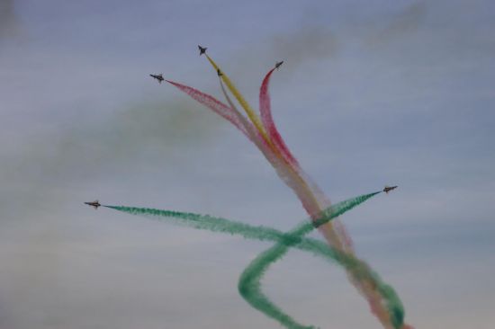 飛行表演現(xiàn)場(chǎng)。高思峰 攝