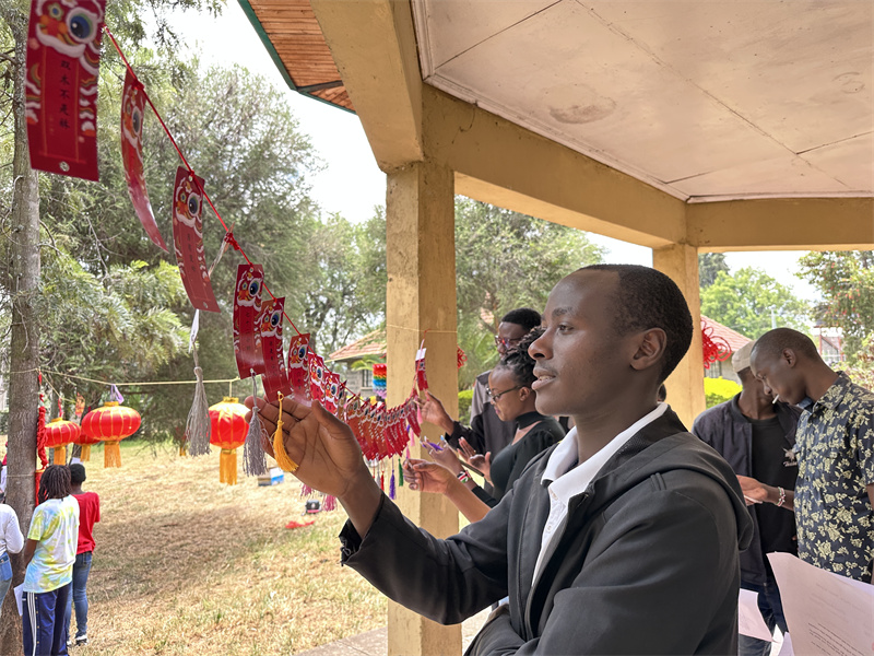 活動(dòng)現(xiàn)場(chǎng)。肯尼亞埃格頓大學(xué)孔子學(xué)院供圖