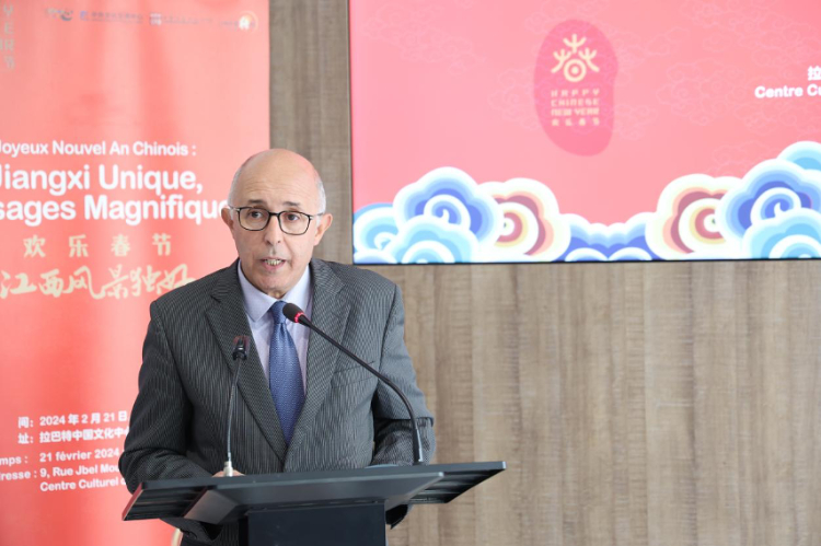 拉巴特文化藝術(shù)遺產(chǎn)復(fù)興協(xié)會主席德里希致辭?；艟z