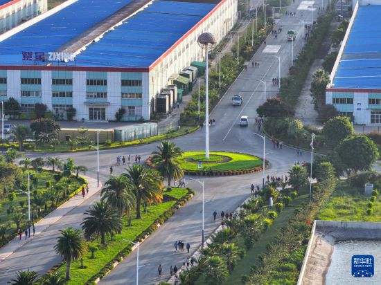 這是2023年10月31日在埃塞俄比亞杜凱姆市拍攝的東方工業(yè)園。 新華社發(fā)（東方工業(yè)園供圖）