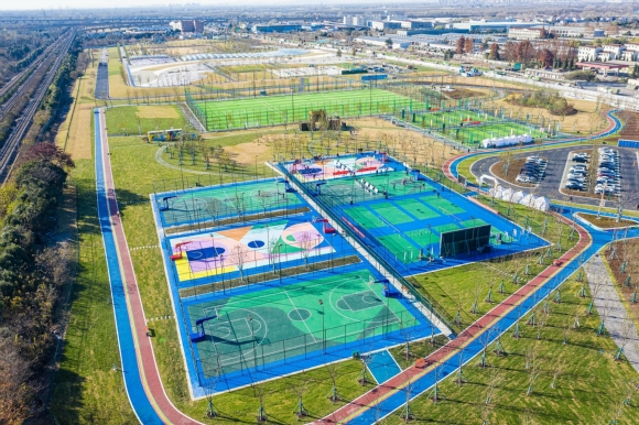 南京北站樞紐經(jīng)濟(jì)區(qū)環(huán)境整治項(xiàng)目一期。江北新區(qū)樞紐供圖