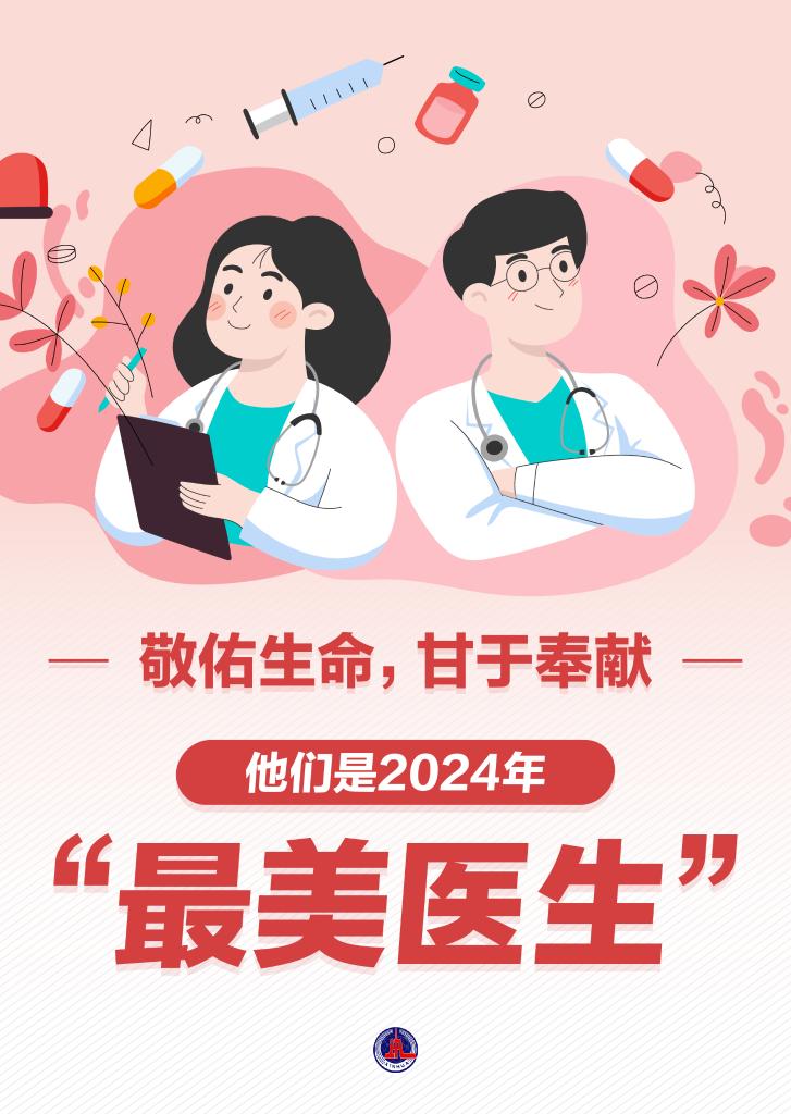 新華鮮報(bào)|致敬“白衣戰(zhàn)士”！2024年“最美醫(yī)生”發(fā)布