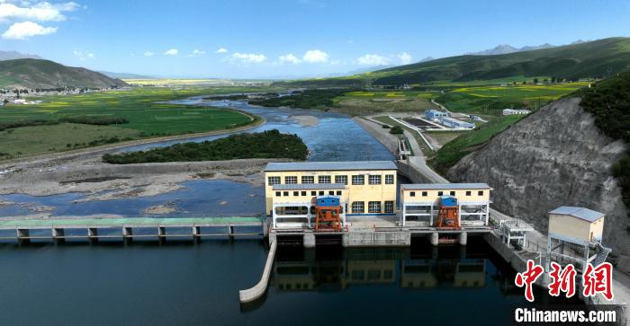 圖為引大濟湟調(diào)水總干渠的樞紐。(資料圖) 青海省水利廳 供圖