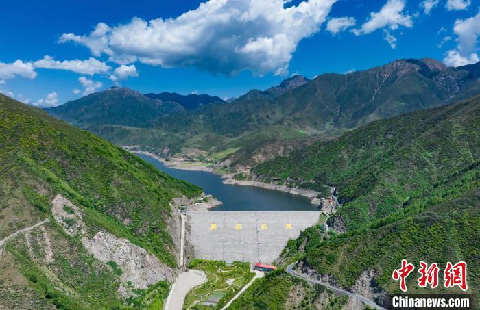 圖為引大濟湟黑泉水庫。(資料圖) 青海省水利廳 供圖