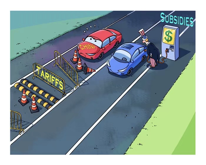 漫畫作者：馬宏亮（人民網(wǎng)版權(quán)圖片，未經(jīng)授權(quán)請(qǐng)勿轉(zhuǎn)載。）