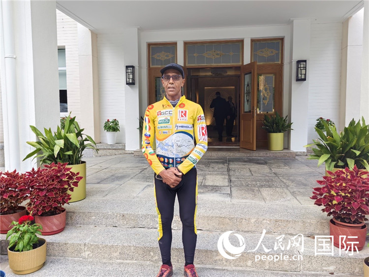 9月6日，卡里姆·穆斯塔在摩洛哥駐華大使官邸。人民網記者 王晶攝