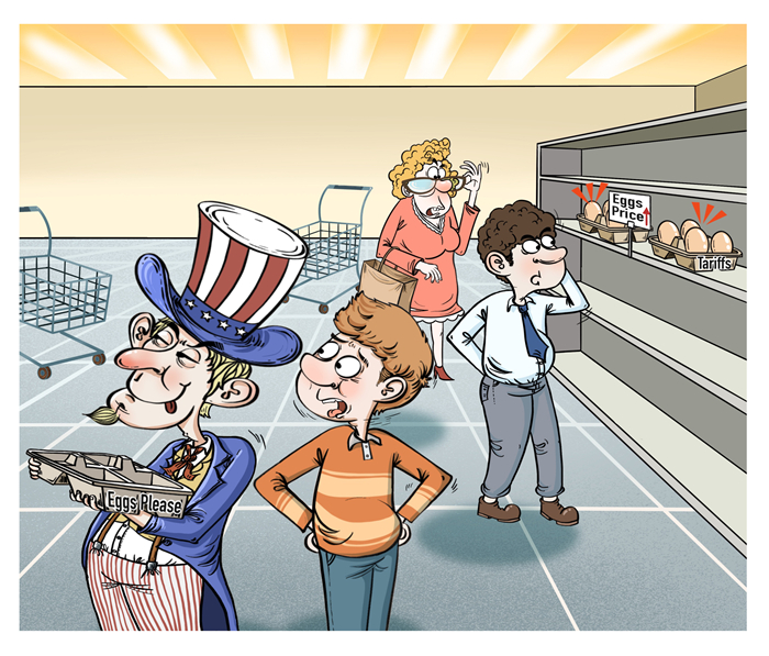 漫畫作者：譚希光（人民網(wǎng)版權圖片，未經(jīng)授權請勿轉(zhuǎn)載。）