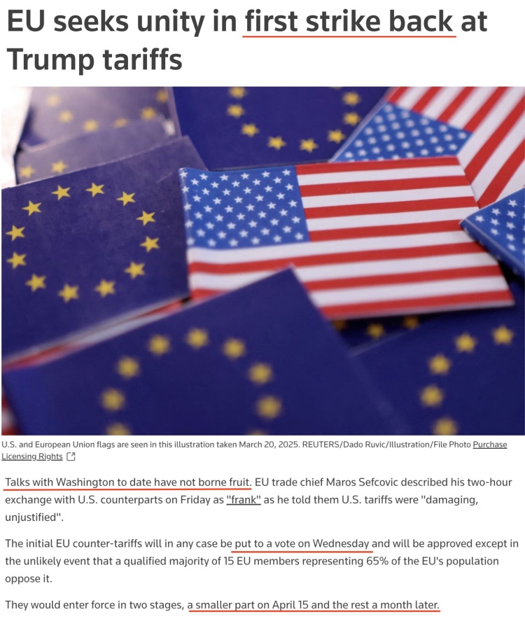 深觀察丨“只要團(tuán)結(jié)，歐盟反制美國的王牌很多”