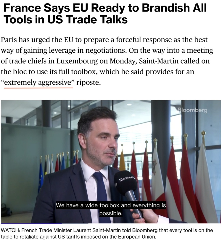 深觀察丨“只要團(tuán)結(jié)，歐盟反制美國的王牌很多”