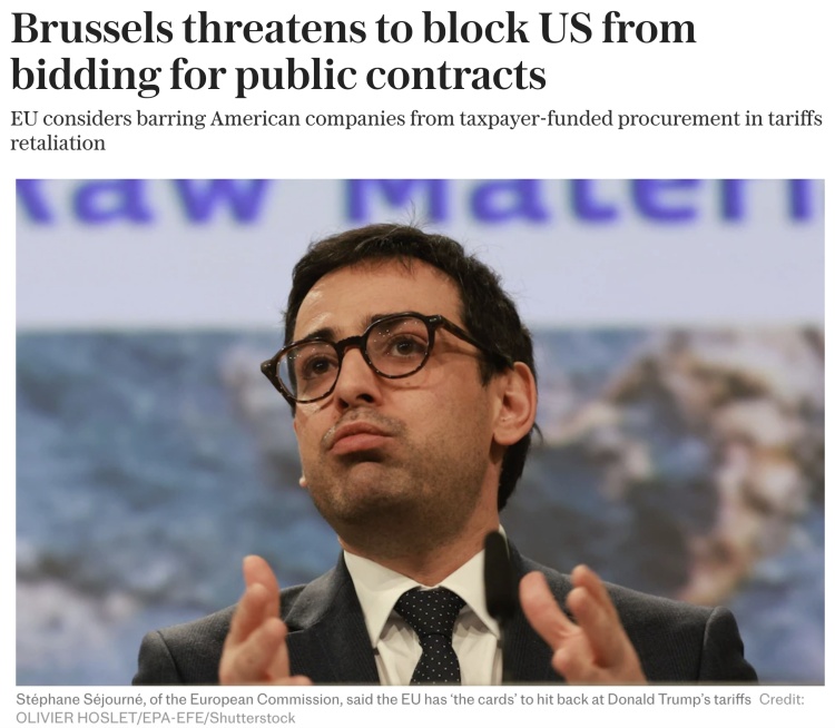 深觀察丨“只要團(tuán)結(jié)，歐盟反制美國的王牌很多”