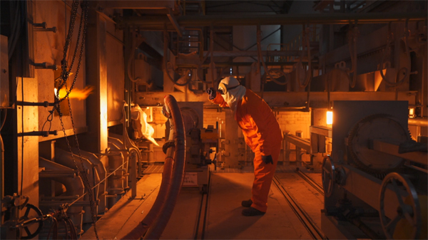 浮法玻璃生產(chǎn)線。受訪者供圖