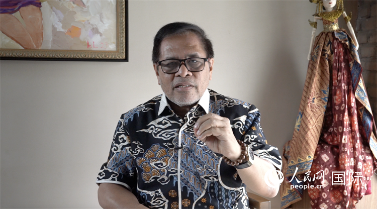 5月14日，印度尼西亞大使周浩黎接受人民網(wǎng)專訪。人民網(wǎng) 王婧攝