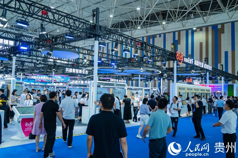 2、2024數(shù)博會(huì)共吸引400余家展商參展。人民網(wǎng) 陽茜攝.jpg