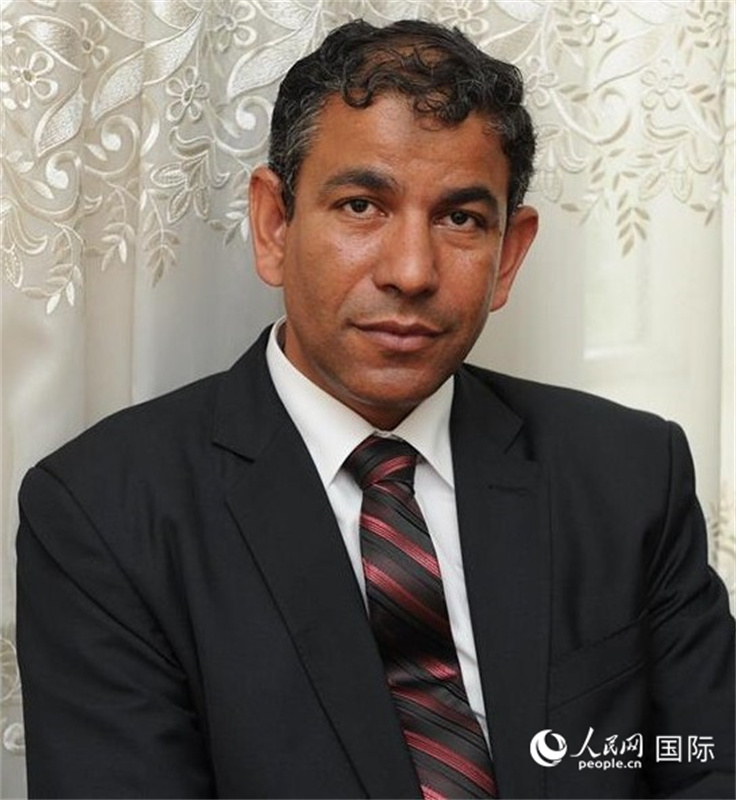 埃及著名中國和亞洲問題專家德拉比克。人民網(wǎng)記者 黃培昭攝