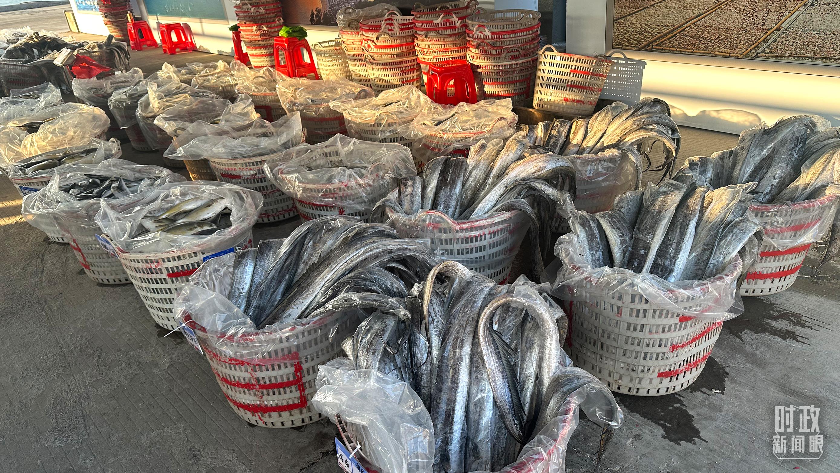 △澳角村的海產(chǎn)品。（總臺央視記者覃思拍攝）