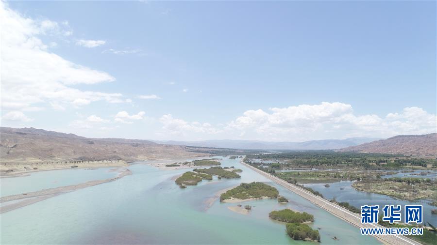 (新華視界)(1)青海貴德:鳥瞰黃河