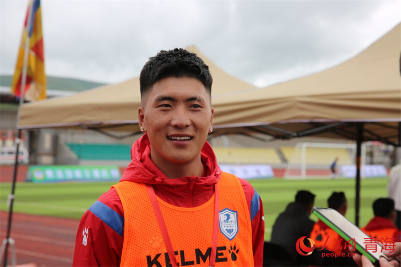 年輕的球員。人民網 馬可欣攝