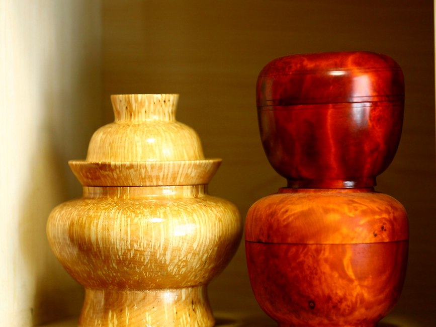 藏地木碗成品。