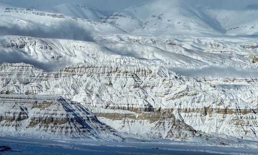 西藏阿里:雪后札達(dá)美如畫(huà)