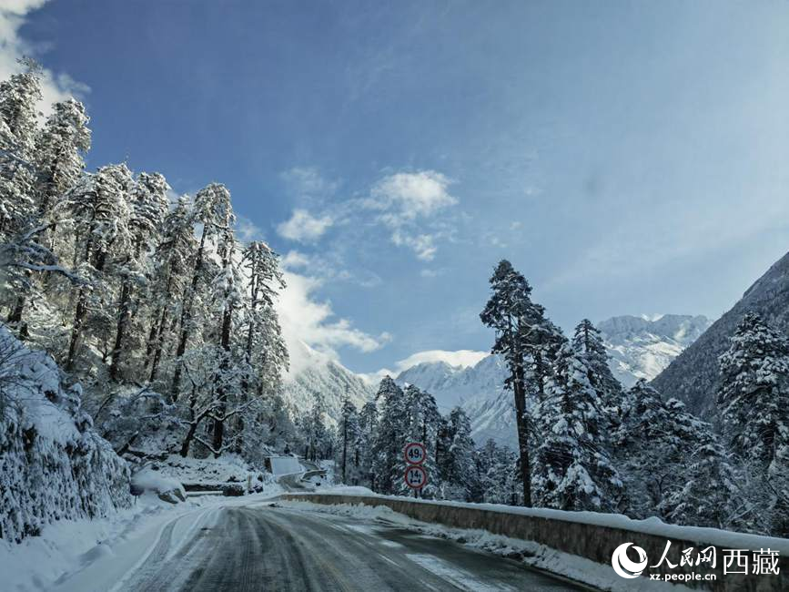 扎墨公路。人民網(wǎng) 李海霞攝