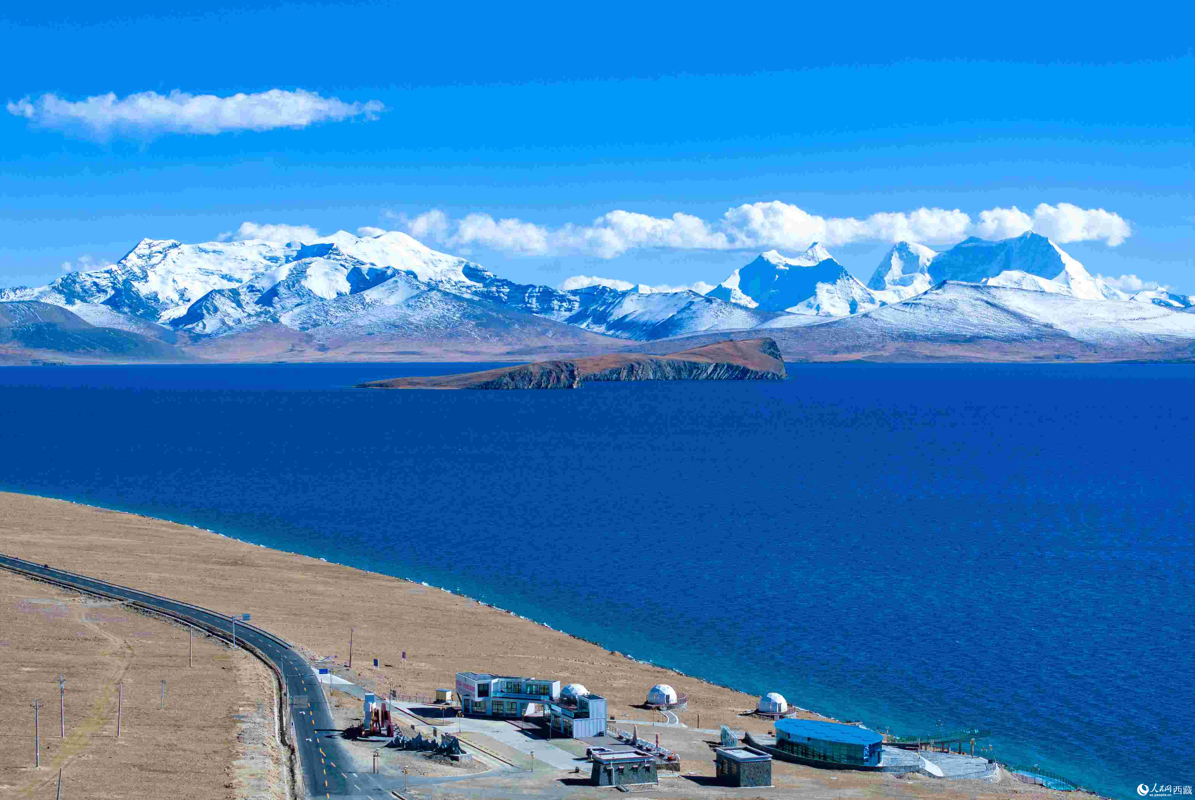 西藏普莫雍錯:冰雪之間的藍色寶石【5】